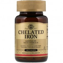 Микроэлемент Железо Solgar Chelated Iron 100 Tabs Микроэлемент Железо Solgar Chelated Iron 100 Tabs