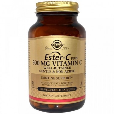 Витамин C Solgar Ester-C Plus Vitamin C 500 mg 100 Veg Caps