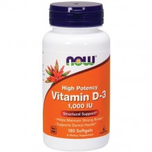 Витамин D NOW Foods Vitamin D-3 1000 IU 180 Softgels Витамин D NOW Foods Vitamin D-3 1000 IU 180 Softgels