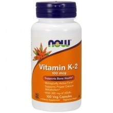 Витамин K NOW Foods Vitamin K-2 100 mcg 100 Veg Caps