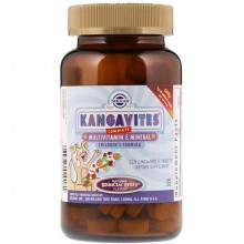 Витаминно-минеральный комплекс Solgar Kangavites, Complete Multivitamin & Mineral Children's Formula 120 Chewable Tabs Berry Flavor Витаминно-минеральный комплекс Solgar Kangavites, Complete Multivitamin & Mineral Children's Formula 120 Chewable Tabs Berry Flavor