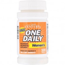 Витаминно-минеральный комплекс 21st Century One Daily Women's, Multivitamin Multimineral 100 Tabs Витаминно-минеральный комплекс 21st Century One Daily Women's, Multivitamin Multimineral 100 Tabs