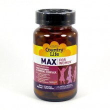 Витаминно-минеральный комплекс Country Life Max for Women 120 Tabs Витаминно-минеральный комплекс Country Life Max for Women 120 Tabs