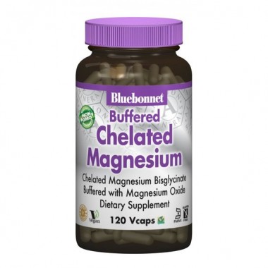 Микроэлемент Магний Bluebonnet Nutrition Albion Buffered Chelated Magnesium 200 mg 120 Caps