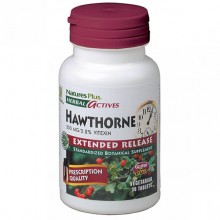 Комплекс для профилактики нервной системы Nature's Plus Herbal Actives, Hawthorne 300 mg 30 Tabs