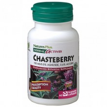 Натуральная добавка для иммунитета Nature's Plus Herbal Actives, Chasteberry 150 mg 60 Caps Натуральная добавка для иммунитета Nature's Plus Herbal Actives, Chasteberry 150 mg 60 Caps
