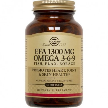 Омега 3-6-9 Solgar EFA Omega 3-6-9 1300 mg 60 Softgels