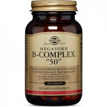 В комплекс Solgar Megasorb B-Complex "50" 100 Tabs