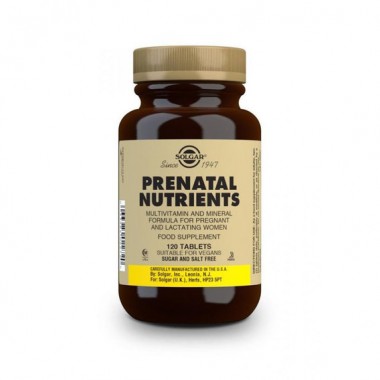 Витаминно-минеральный комплекс Solgar Prenatal Nutrients, Multivitamin & Mineral 120 Tabs