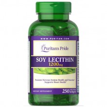 Лецитин Puritan's Pride Soy Lecithin 1200 mg 250 Softgels Лецитин Puritan's Pride Soy Lecithin 1200 mg 250 Softgels