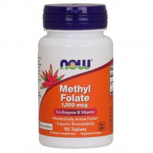 Фолиевая кислота NOW Foods Methyl Folate 1000 mcg 90 Tabs