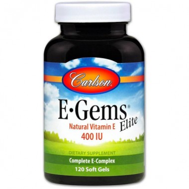 Витамин E Carlson Labs E-Gems Elite 400 IU 120 Soft Gels
