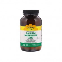 Мультиминеральный комплекс Country Life Target-Mins Calcium Magnesium Zinc 180 Tabs
