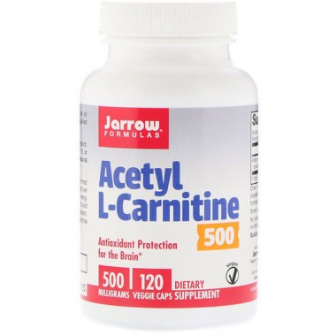 Комплекс Ацетил/Карнитин Jarrow Formulas Acetyl L-Carnitine 500 mg 120 Caps