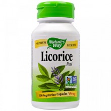 Корень солодки Nature's Way Licorice Root 450 mg 100 Veg Caps Корень солодки Nature's Way Licorice Root 450 mg 100 Veg Caps