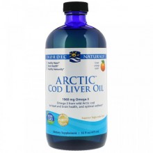 Жир из печени трески Nordic Naturals Arctic Cod Liver Oil 16 fl oz 473 ml Orange Flavor Жир из печени трески Nordic Naturals Arctic Cod Liver Oil 16 fl oz 473 ml Orange Flavor