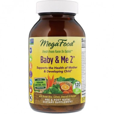 Витаминно-минеральный комплекс MegaFood Baby & Me 2 120 Tabs