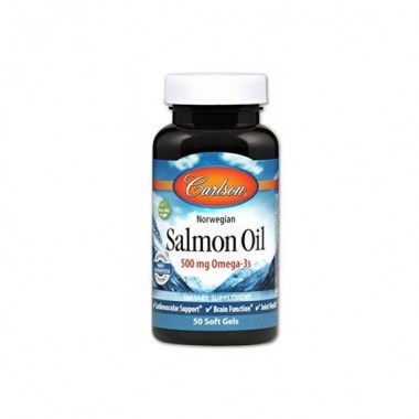 Жир лосося Carlson Labs Norwegian Salmon Oil 50 Soft Gels