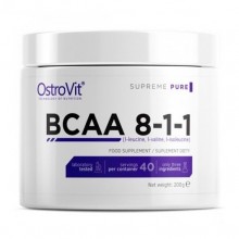 Аминокислота BCAA для спорта OstroVit Extra Pure BCAA 8:1:1 200 g /20 servings/ Pure Аминокислота BCAA для спорта OstroVit Extra Pure BCAA 8:1:1 200 g /20 servings/ Pure