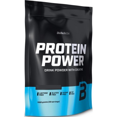 Протеин BioTechUSA Protein Power 1000 g /33 servings/ Strawberry Banana