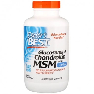 Препарат для суставов и связок Doctor's Best Glucosamine Chondroitin MSM with OptiMSM 360 Caps DRB-00364