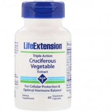 Комплекс для профилактика гормонального баланса Life Extension Triple Action Cruciferous Vegetable Extract 60 Veg Caps LEX-14686
