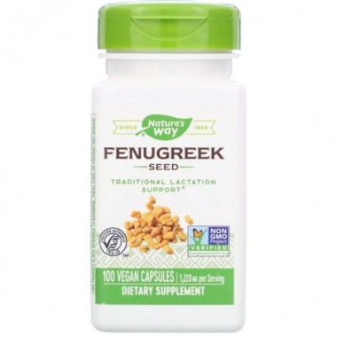Пажитник Nature's Way Fenugreek Seed 610 mg 100 Veg Caps NWY-12800
