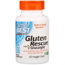 Пищеварительные ферменты Doctor's Best Gluten Rescue with Glutalytic 60 Veg Caps DRB-00401
