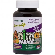 Витаминно-минеральный комплекс Nature's Plus Animal Parade 90 Chewable Tabs Grape Flavor NTP29984