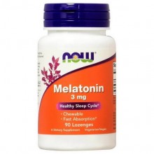Мелатонин для сна NOW Foods Melatonin 3 mg 90 Lozenges NOW-03258 Мелатонин для сна NOW Foods Melatonin 3 mg 90 Lozenges NOW-03258
