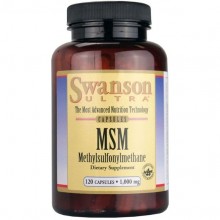 Препарат для суставов и связок Swanson Ultra MSM 1000 mg 120 Caps SWA-02655
