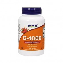 Витамин C NOW Foods Vitamin C-1000 Rose Hips And Bioflavonoids 100 Tabs NF0685