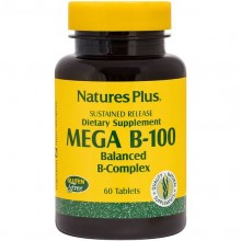 В комплекс Nature's Plus Mega В-100 60 Tabs NTP1430