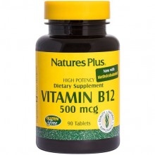 Витамин Б12 Nature's Plus Vitamin B12 500 mcg 90 Tabs NTP1710 Витамин Б12 Nature's Plus Vitamin B12 500 mcg 90 Tabs NTP1710