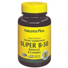 В комплекс Nature's Plus Super В-50 60 Veg Caps NTP1310