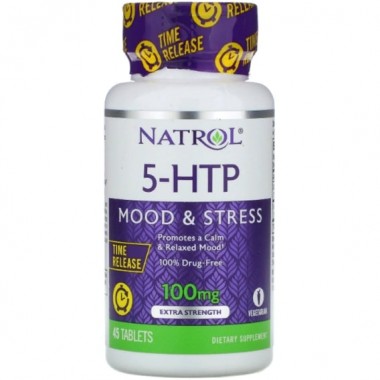 Триптофан Natrol 5-HTP 100 mg 45 Tabs NTL-05228