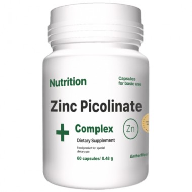 Микроэлемент Цинк EntherMeal Zinc Picolinate + Complex 60 Caps