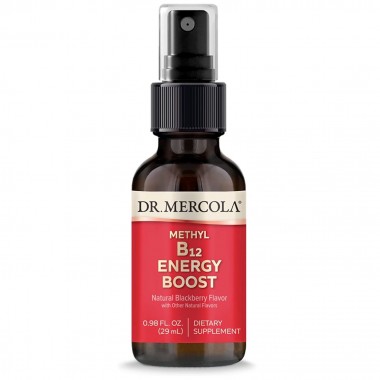 Витамин Б12 Dr. Mercola Methyl Vitamin B12 Energy Booster 25 ml Natural Blackberry Flavor