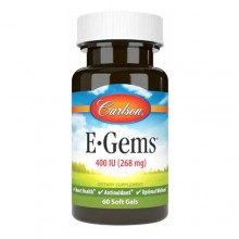 Витамин E Carlson Labs E-Gems 400 IU 60 Soft Gels