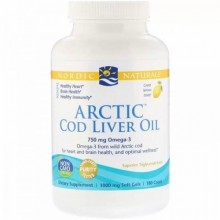 Жир из печени трески Nordic Naturals Arctic Cod Liver 1000 mg 180 Soft Gels Great Lemon taste Жир из печени трески Nordic Naturals Arctic Cod Liver 1000 mg 180 Soft Gels Great Lemon taste