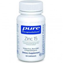 Микроэлемент Цинк Pure Encapsulations Zinc 15 mg 60 Caps