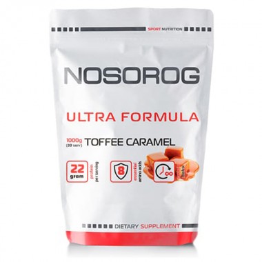 Протеин Nosorog Nutrition Ultra Formula 1000 g /33 servings/ Toffee Caramel