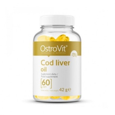 Омега для спорта OstroVit Cod Liver Oil 60 Caps