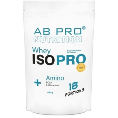 Протеин AB PRO ISO PRO Whey+ Amino 450 g /18 servings/ Тирамису
