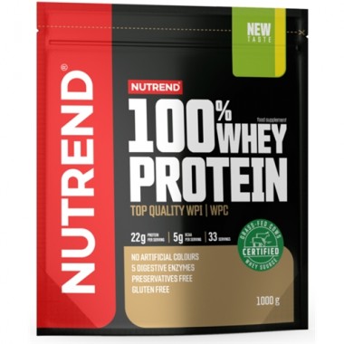 Протеин Nutrend 100% Whey Protein 1000 g /33 servings/ Chocolate Hazelnut