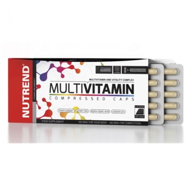 Мультивитамины для спорта Nutrend MultiVitamin Compressed Caps 60 Caps