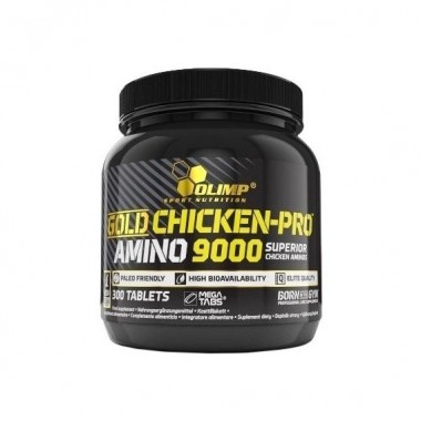 Аминокомплекс для спорта Olimp Nutrition Gold Chicken-Pro Amino 9000 Mega Tabs 300 Tabs Аминокомплекс для спорта Olimp Nutrition Gold Chicken-Pro Amino 9000 Mega Tabs 300 Tabs