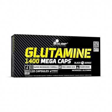 Глютамин для спорта Olimp Nutrition L-Glutamine 1400 Mega Caps 120 Caps