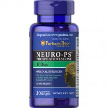 Лецитин Puritan's Pride Neuro-Ps (Phosphatidylserine) 100 mg 30 Softgels Лецитин Puritan's Pride Neuro-Ps (Phosphatidylserine) 100 mg 30 Softgels