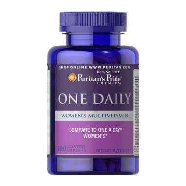 Витаминно-минеральный комплекс Puritan's Pride Women's One Daily Multivitamins 100 Caplets